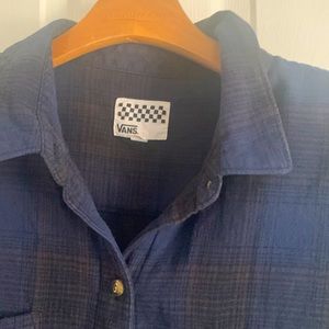 Vans flannel blues XL